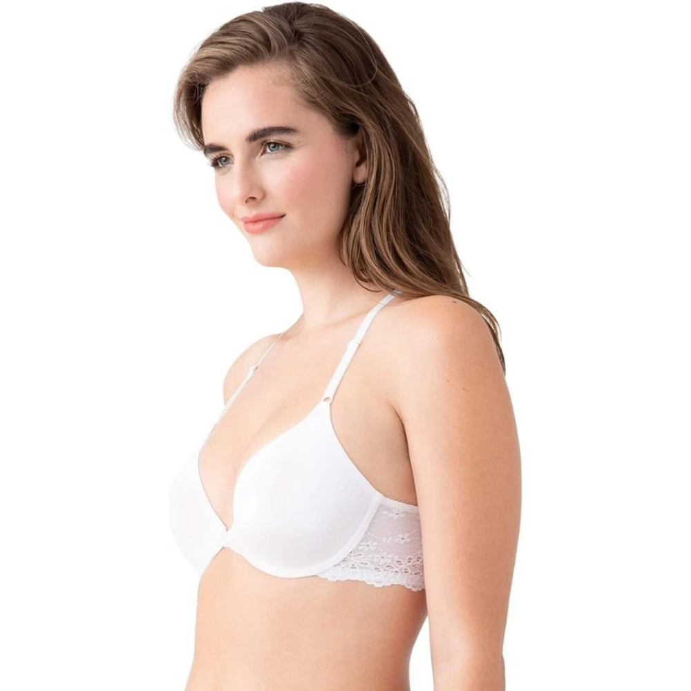 B.tempt'd by Wacoal Women's Size 36DD White Eyelet Front Close Bra NWT - Picture 2 of 7